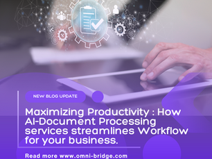AI document processing to optimise by your business