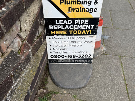 Lead water pipe replacement Lytham, St Annes