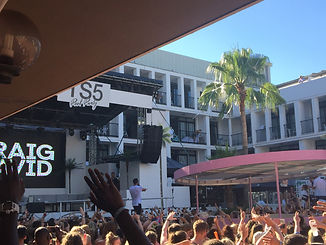 Craig David performing in Ibiza