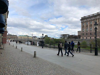Image of a Stockholm road