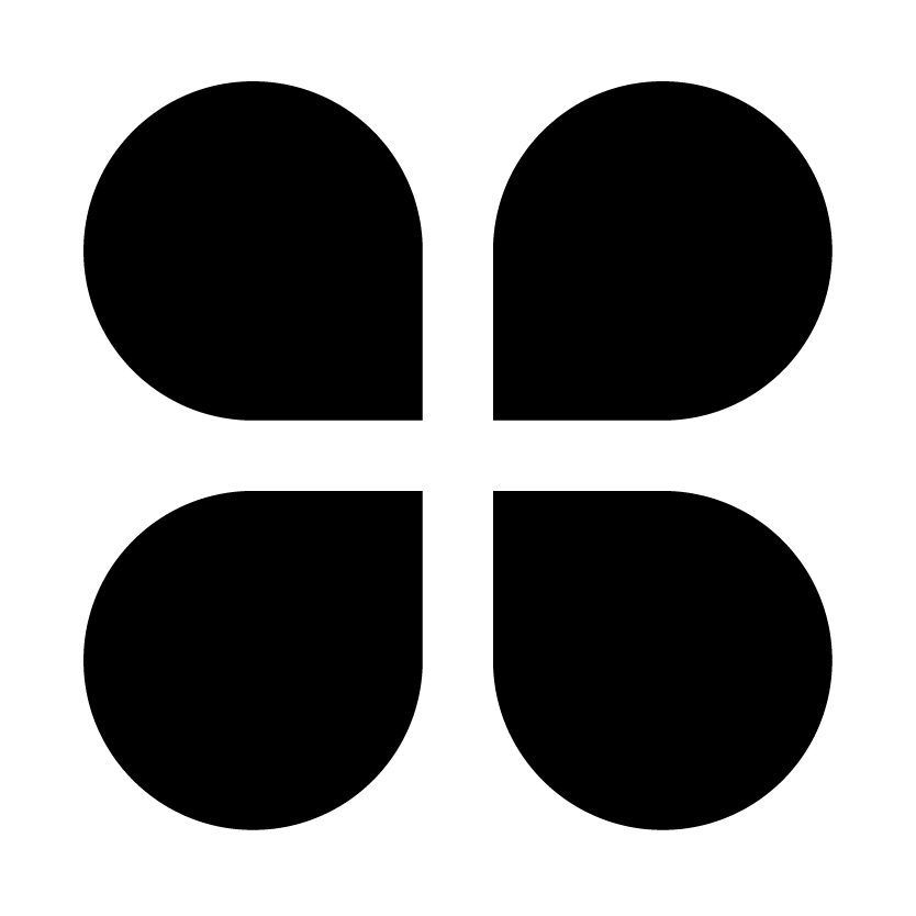 Water Clover Black Icon