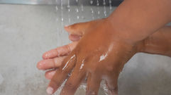 Babheke SPS in the Eastern Cape, South Africa, new Amalooloo toilet education washing hands