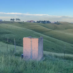 Babheke SPS in the Eastern Cape, South Africa, old dangerous pit toilet