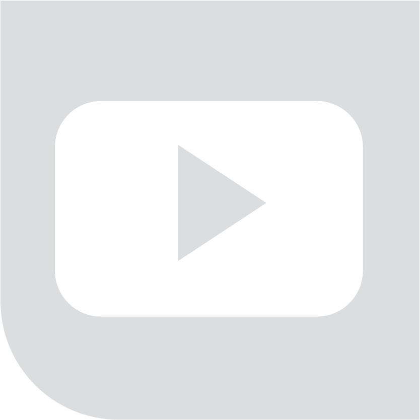 SOSNPO Social Icons - Youtube Grey