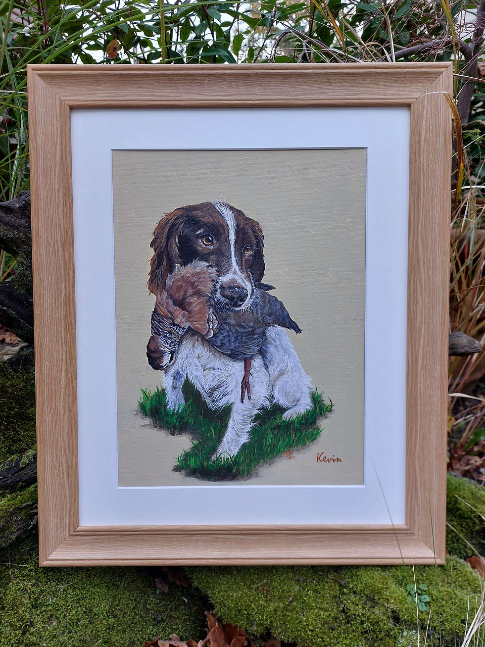 Dog portrait deposit