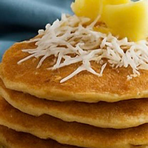  MANGO COCONUT PANCAKES