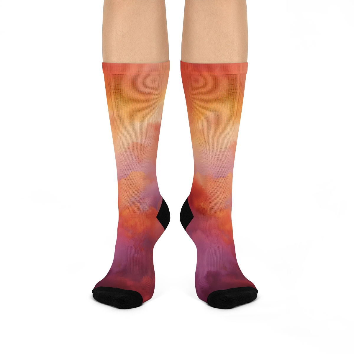 Autumn Clouds Cushioned Crew Socks