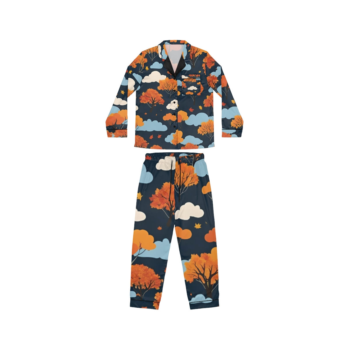 Women's Autumnal Night Pajama Set