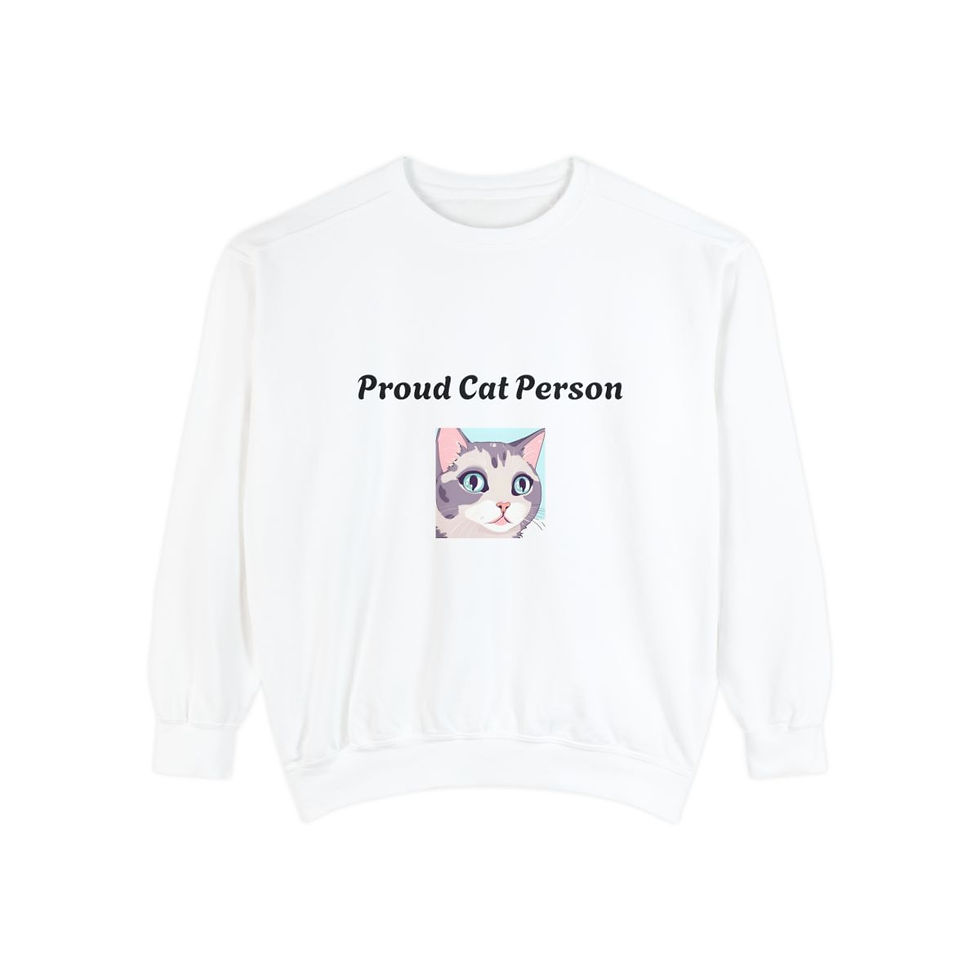 Miniatura: Proud Cat Person Sweatshirt