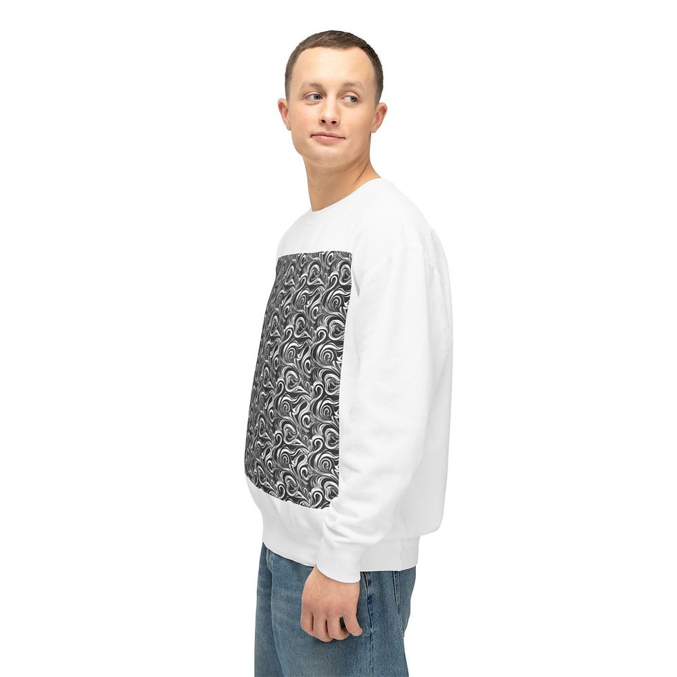 섬네일: Swirl Crewneck Sweatshirt (Unisex)
