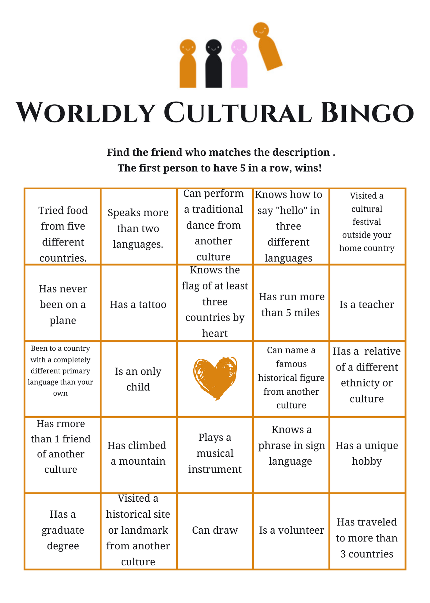 Worldly-  A Global Bingo Game