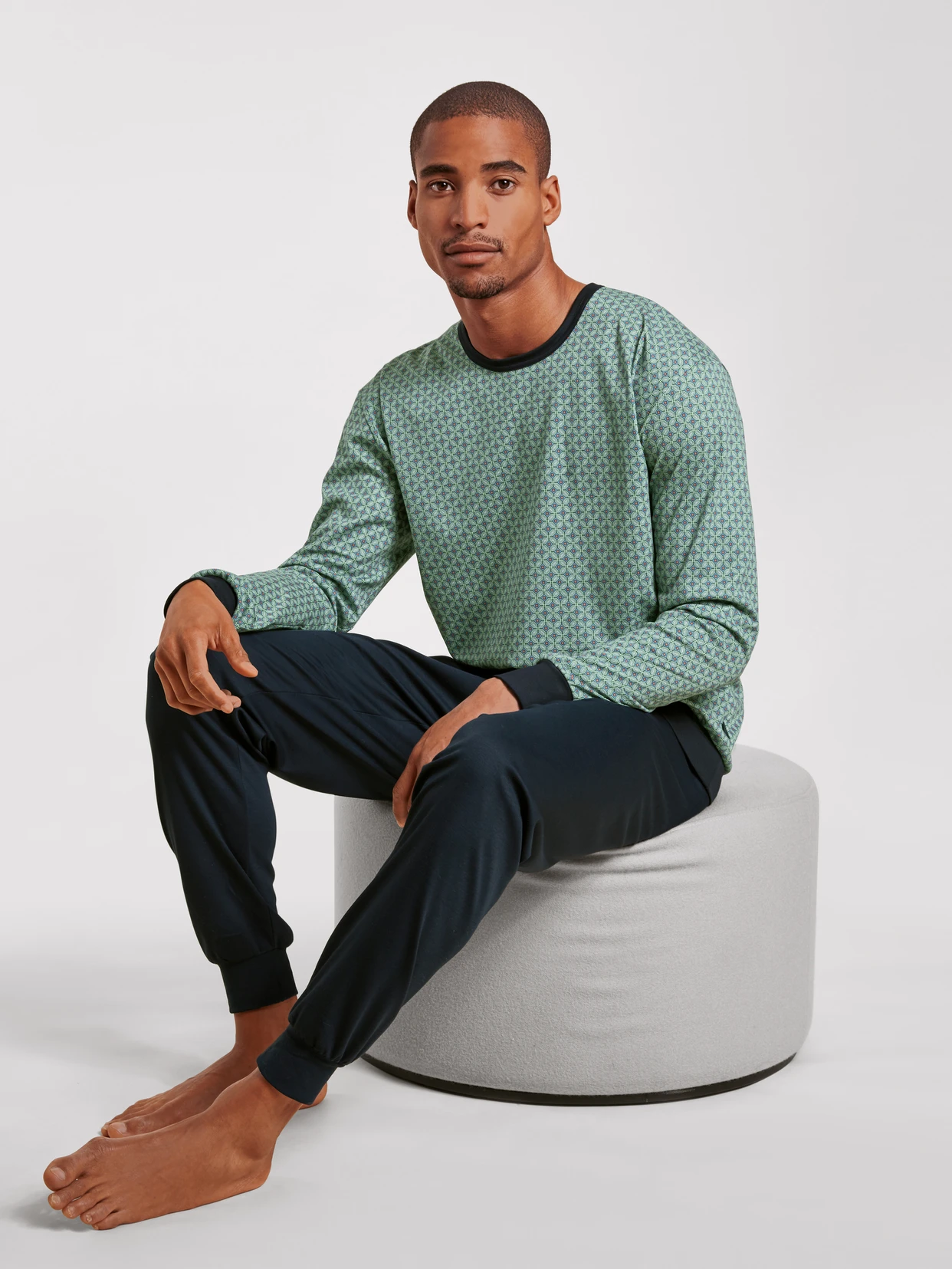 Calida-Relax-Streamline-Buendchen-Pyjama-blau-tuerkis-43486-613-1