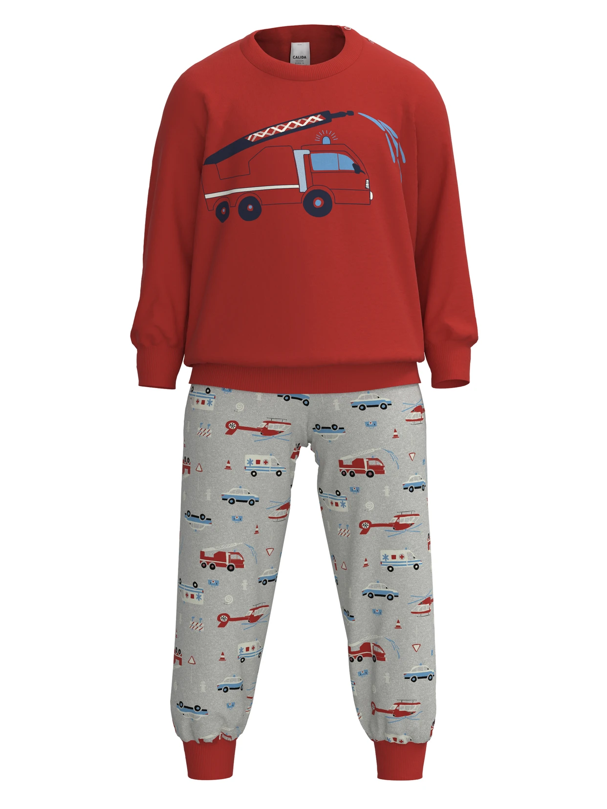 Calida-Toddlers-Fireman-Kinder-Buendchen-Pyjama-rot-56278-174