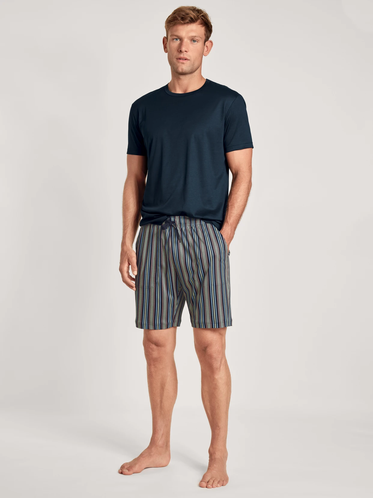 Calida-Relax-Superlight-Kurz-Pyjama-blau-42089-480