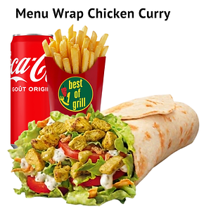 Menu Wrap Chicken Curry