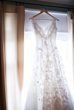 wedding dress window