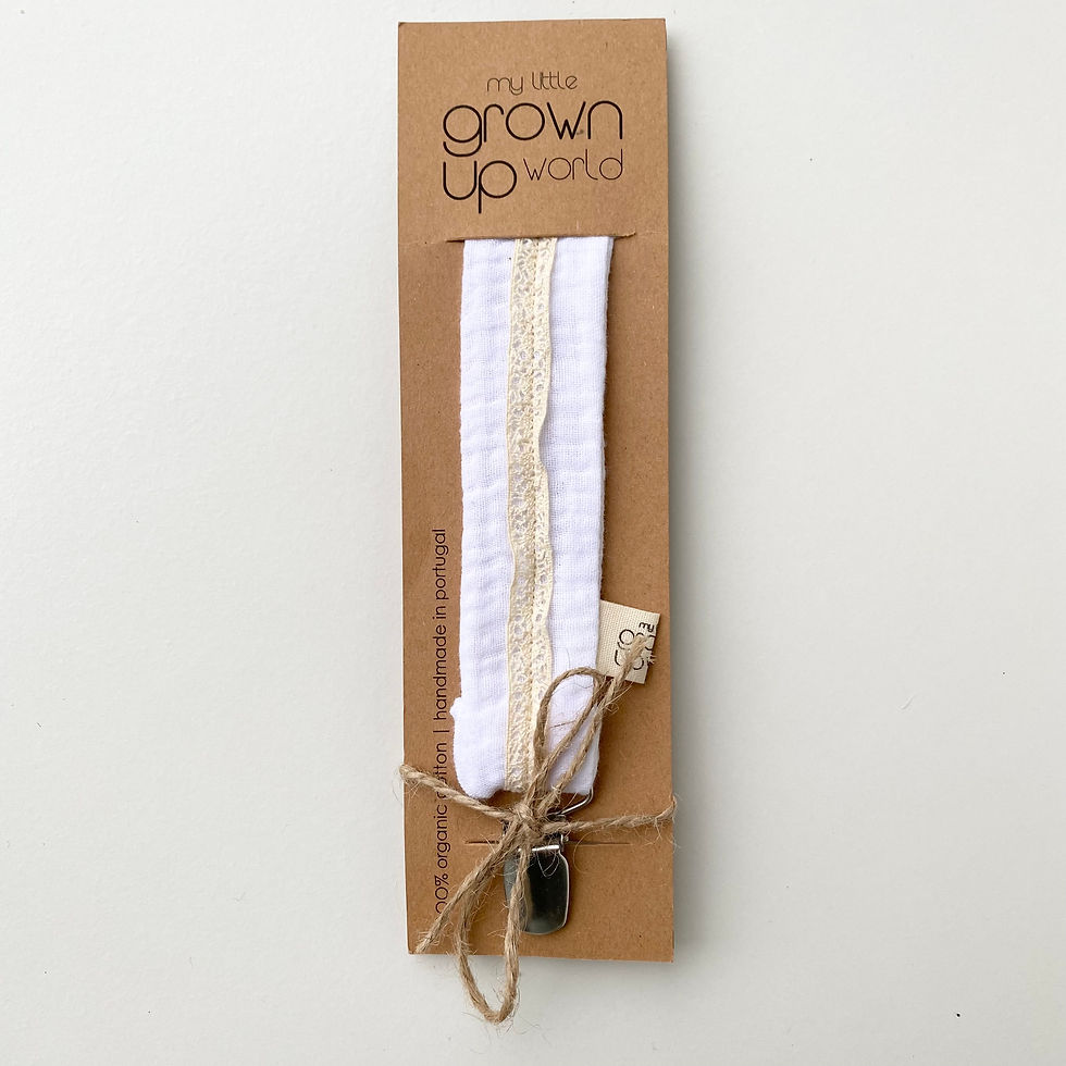 Thumbnail: muslin ribbon | white