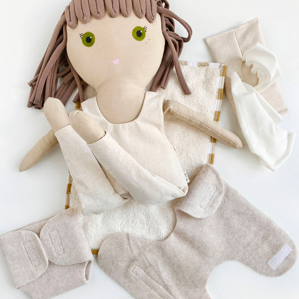 Thumbnail: doll diaper changing set