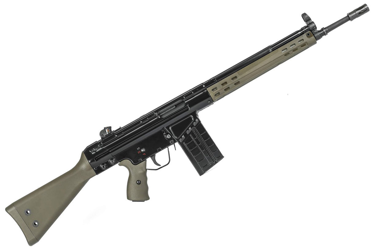 Upgraded Umarex/VFC HK G3A3 GBBR Airsoft Rifle