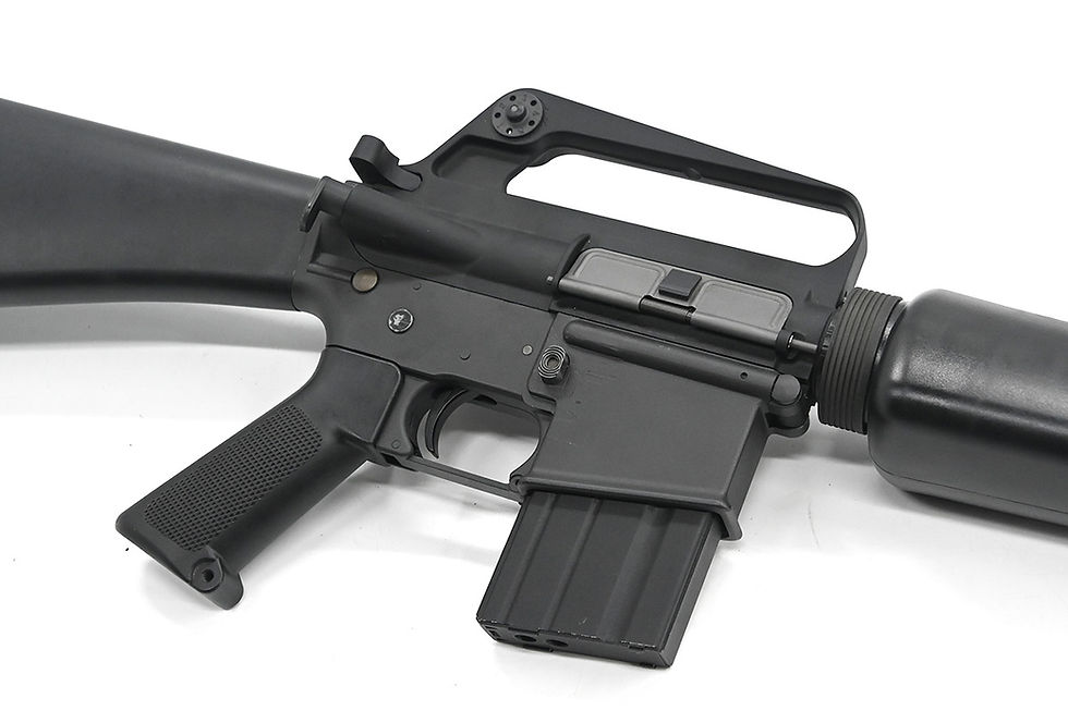 Anubis XM16E1 series have correct lower receiver which only have "partial fence" compare to modern AR receiver.