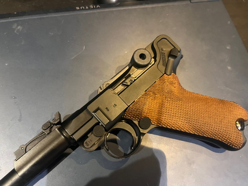 LUGER ARTILLERY CUSTOM セミオートガスガン LUGER ARTILLERY CUSTOM セミオートガスガン LUGER ARTILLERY