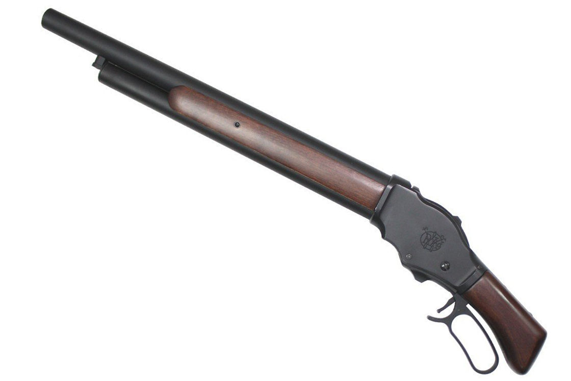 S&T M1887 Lever Action Saw Off Shotgun (Real Wood)