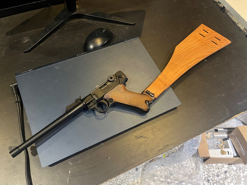 SWIT Custom Artillery Luger WW2 GBB Pistol | SWIT Airsoft