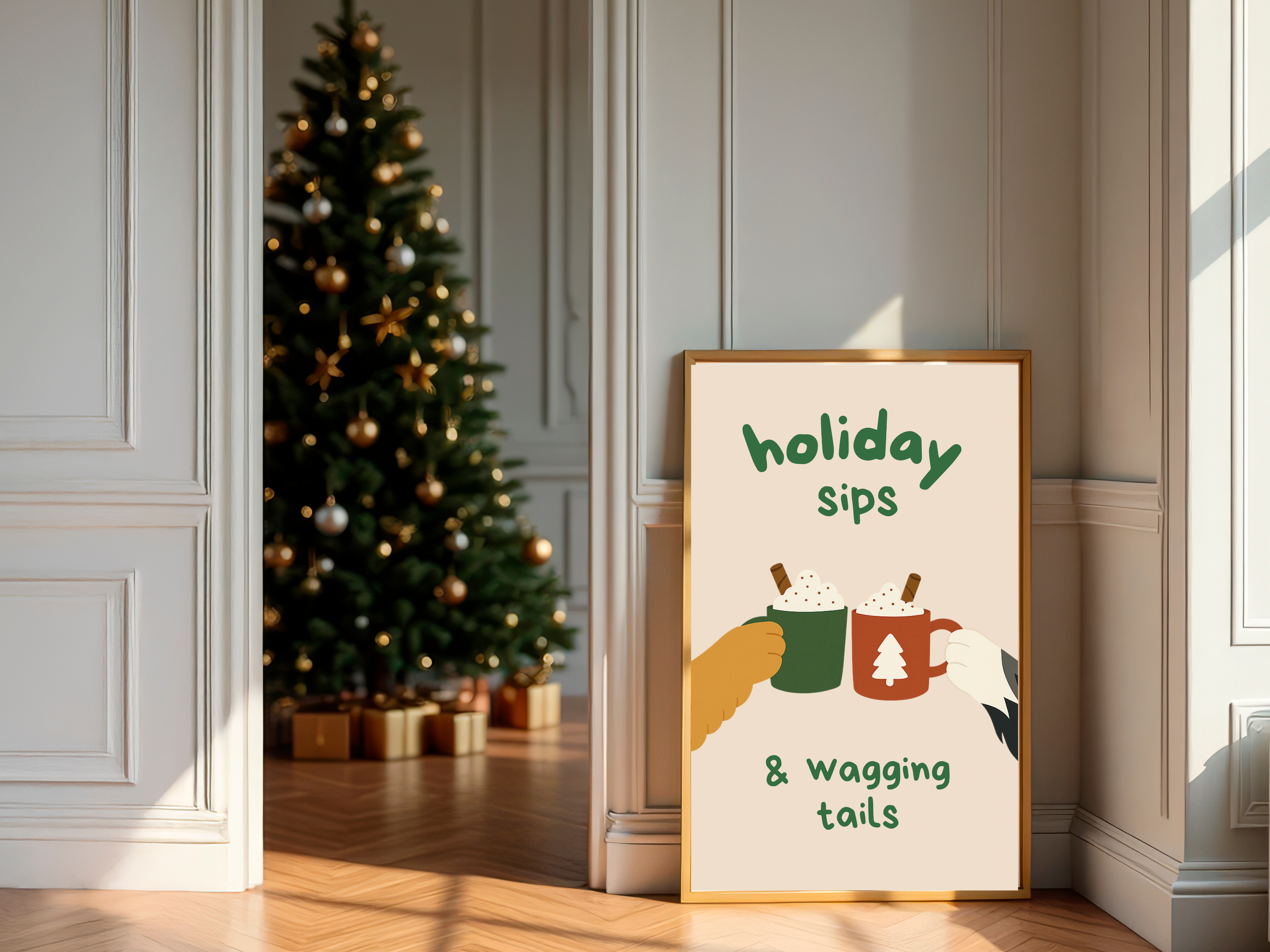 Holiday sips & wagging tails