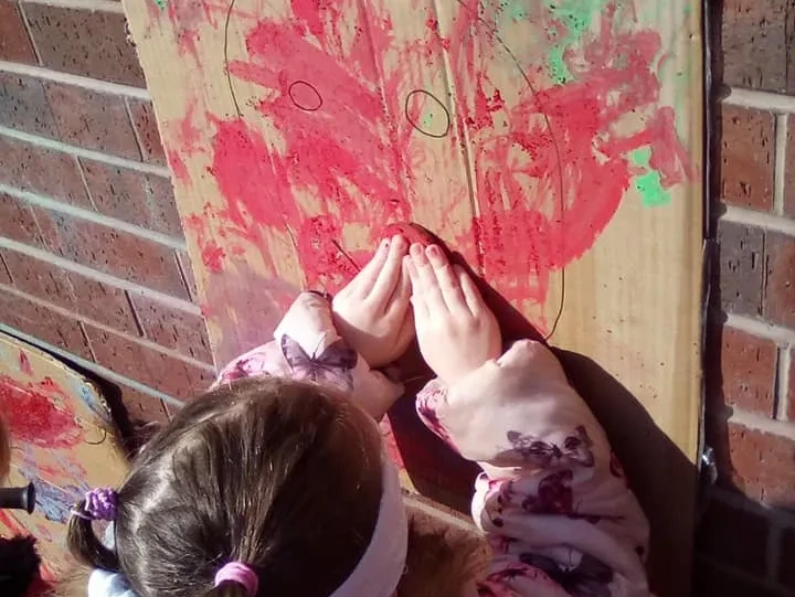 Finger painting