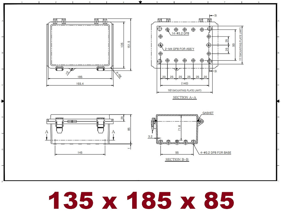 Thumbnail: Clear Lid Waterproof Polycarbonate Electrical Enclosure | BOXCO IP67 Rated