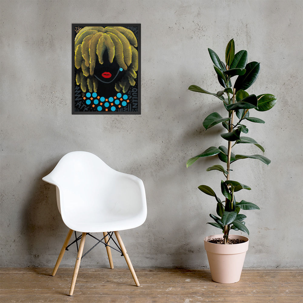 LISA Framed Poster (Dope Art Queen Collection
