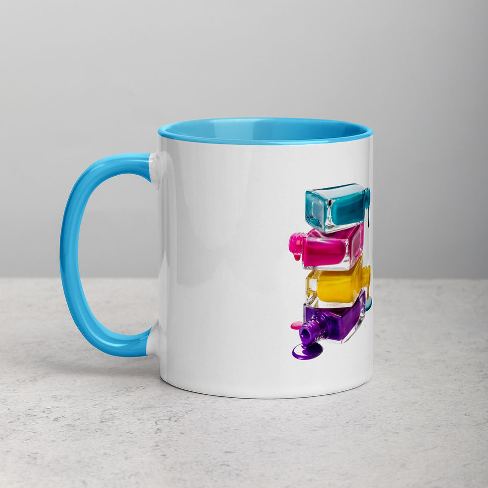 Thumbnail: Dope Art Queen Mug (Nail Polish) with Color Inside