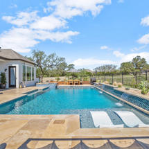 Geometric  Swimming Pool Construction