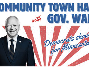 Tim Walz Does a Town Hall Because Local Congressman Won't