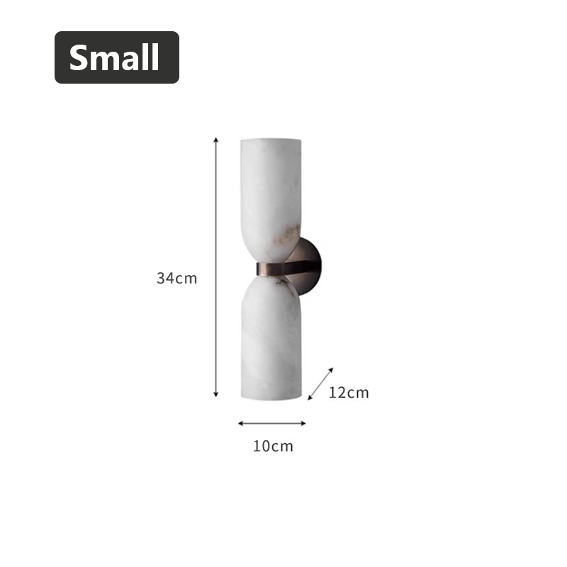 Thumbnail: Vespera Marble Twin Glow Sconce