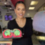Nina Unrated showing mobile content creation of colorful desserts.