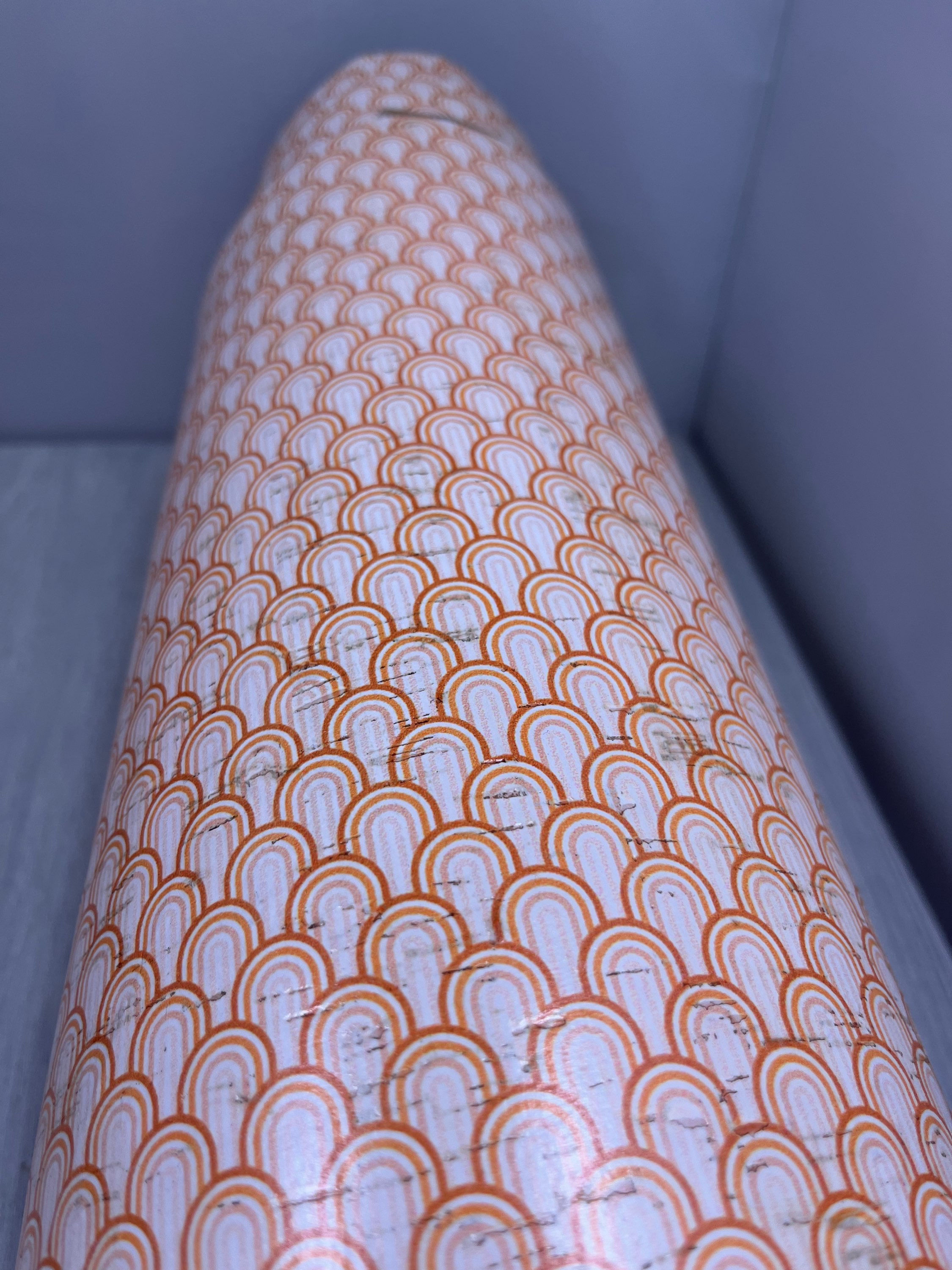 CORK ON LEATHER fall rainbow print 