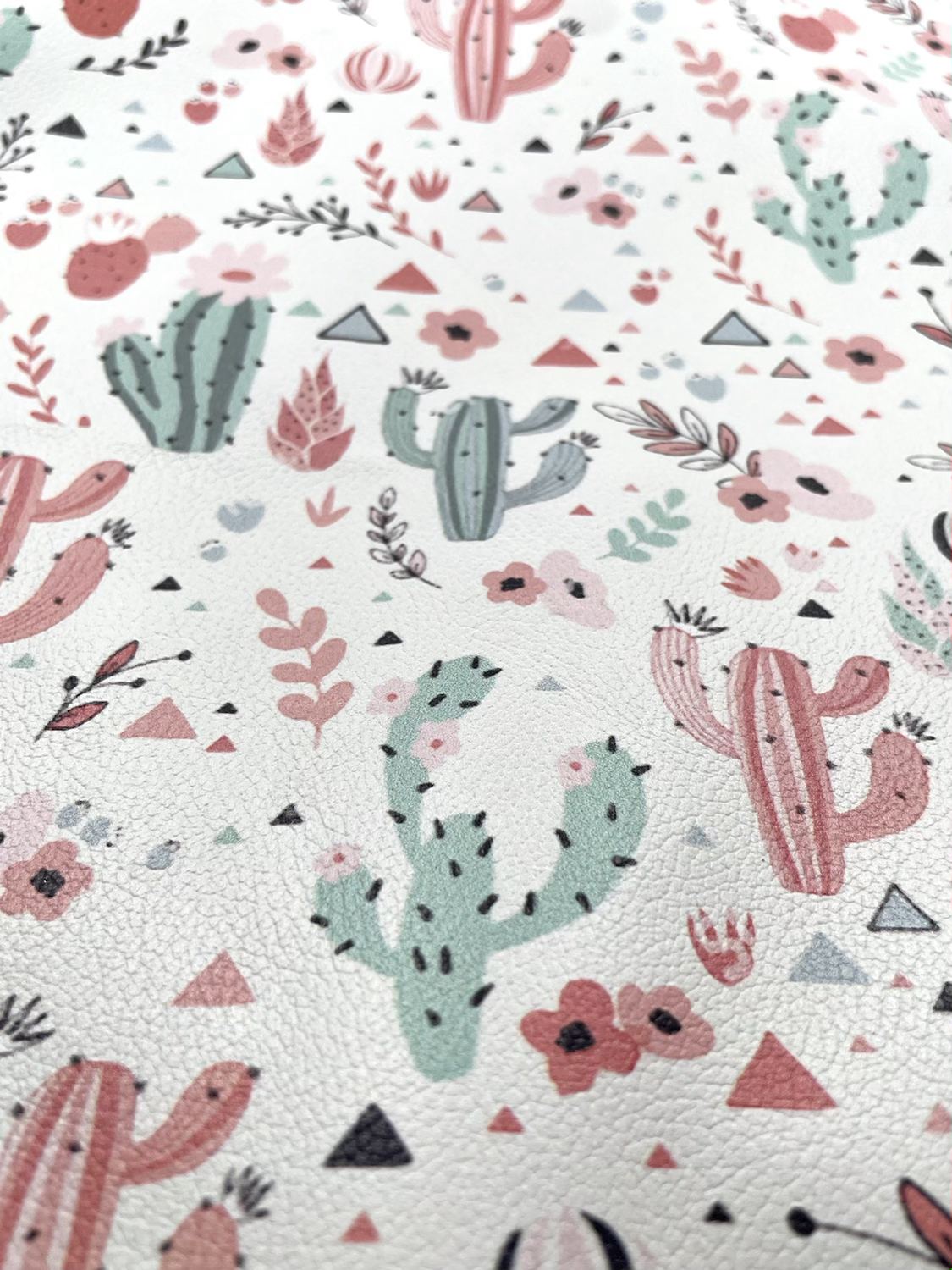 Pastel Cactus and floral Print