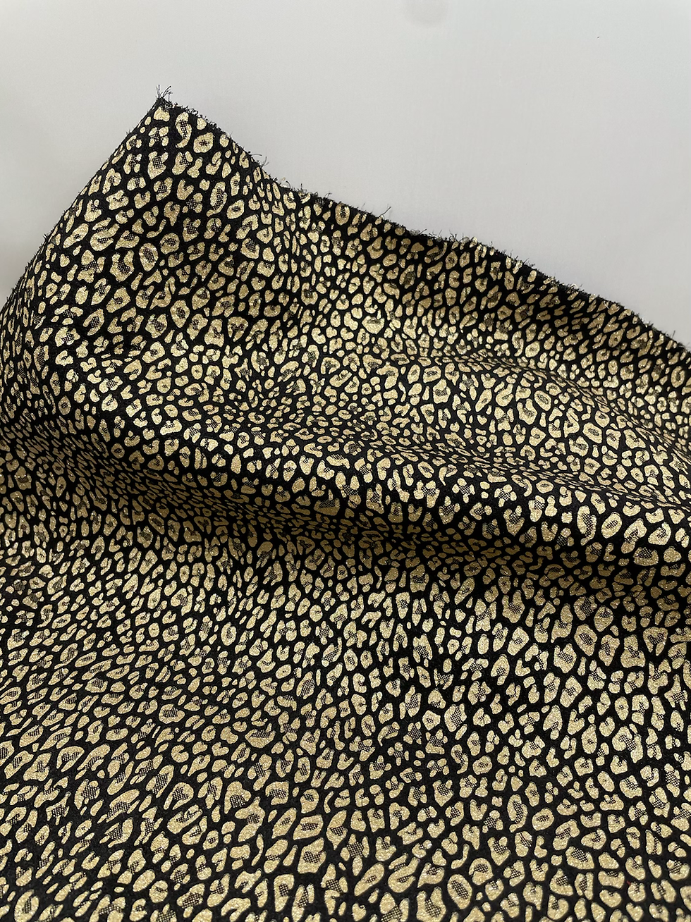 Thumbnail: Mini glitter leopard (gold and silver)