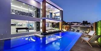 pool, fence, blue,swimming,luxury