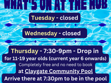 This week at The Hub...