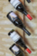 Wooden Barrel Stave coil 6 bottle holder close up