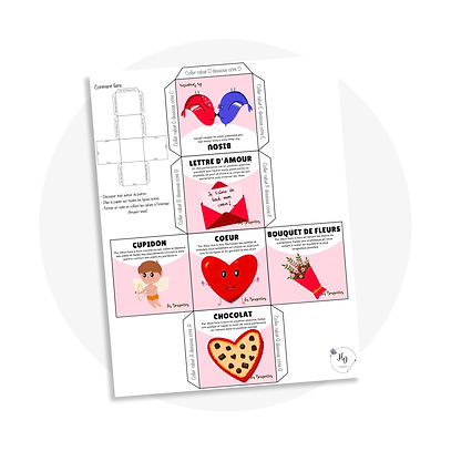 Cube actif Saint-Valentin