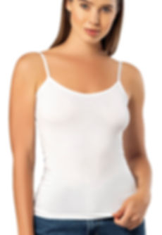 Spaghetti Strap, White