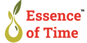 Essence of Time logo – brand for exporting oils, dairy, and plant-based food products