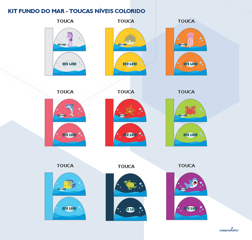 Kit Fundo do Mar 