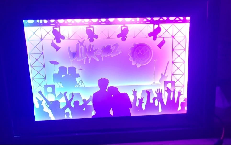 Luminária Blink-182 (Personalizada)