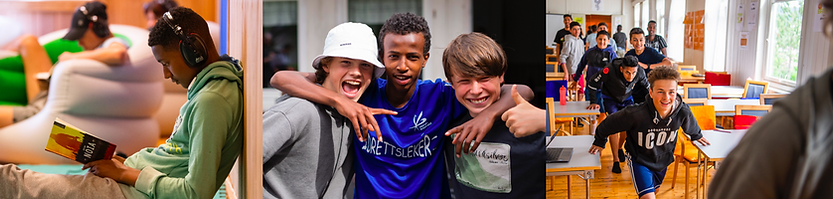 Bilde av Gutta på camp