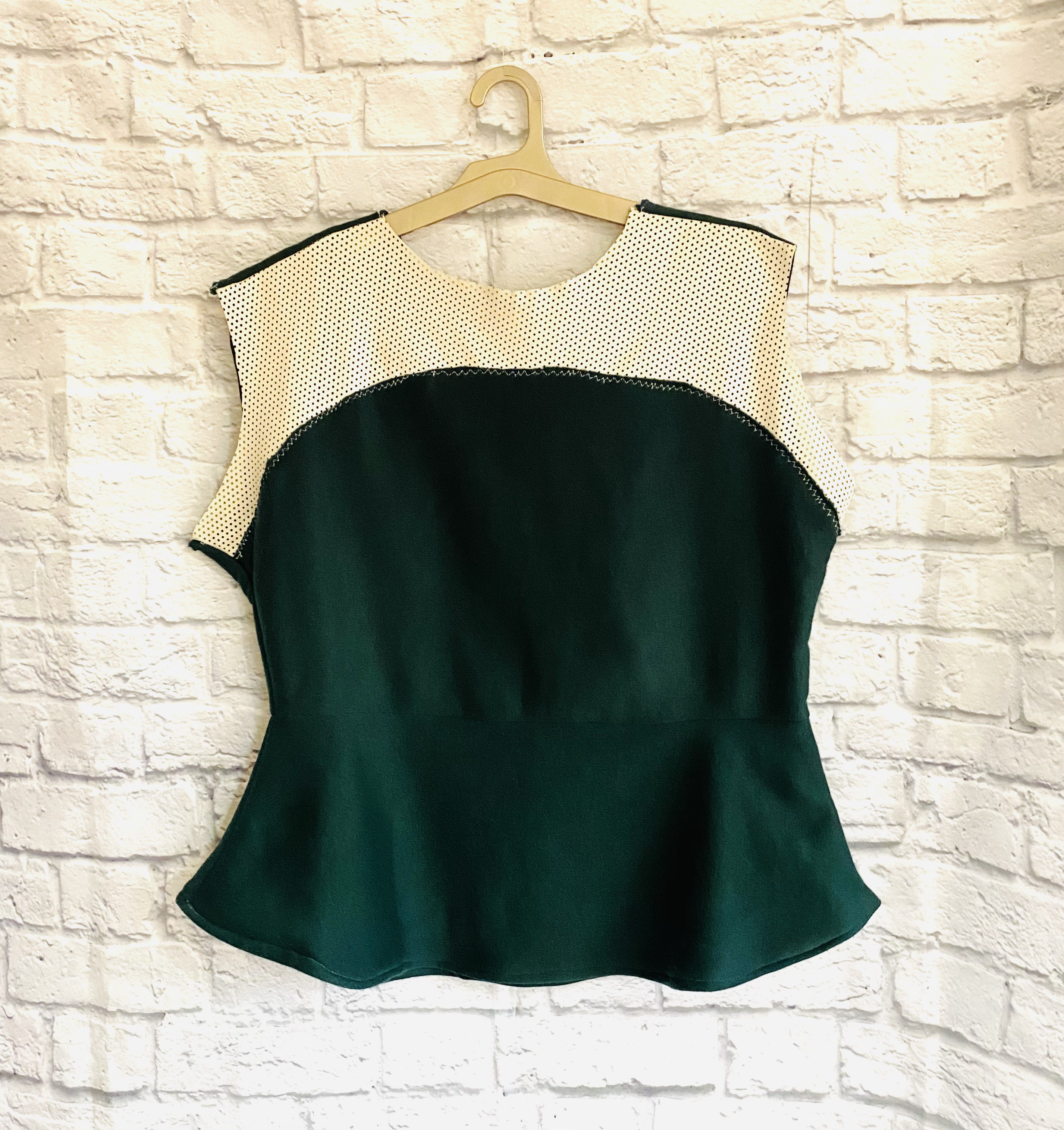 Sweetheart Peplum Sweatshirt