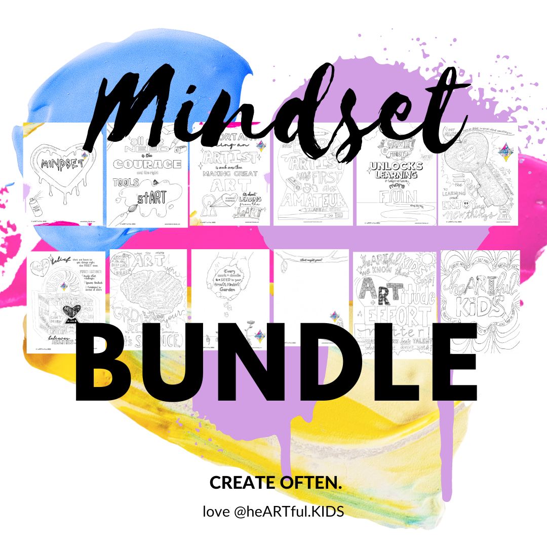 Mindset Coloring Sheet Bundle